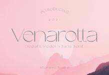 Venarotta Font Poster 1