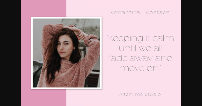 Venarotta Font Poster 8