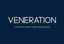 Veneration Font Veneration Font Poster 1