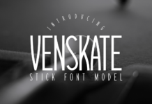 Venskate Font Poster 1