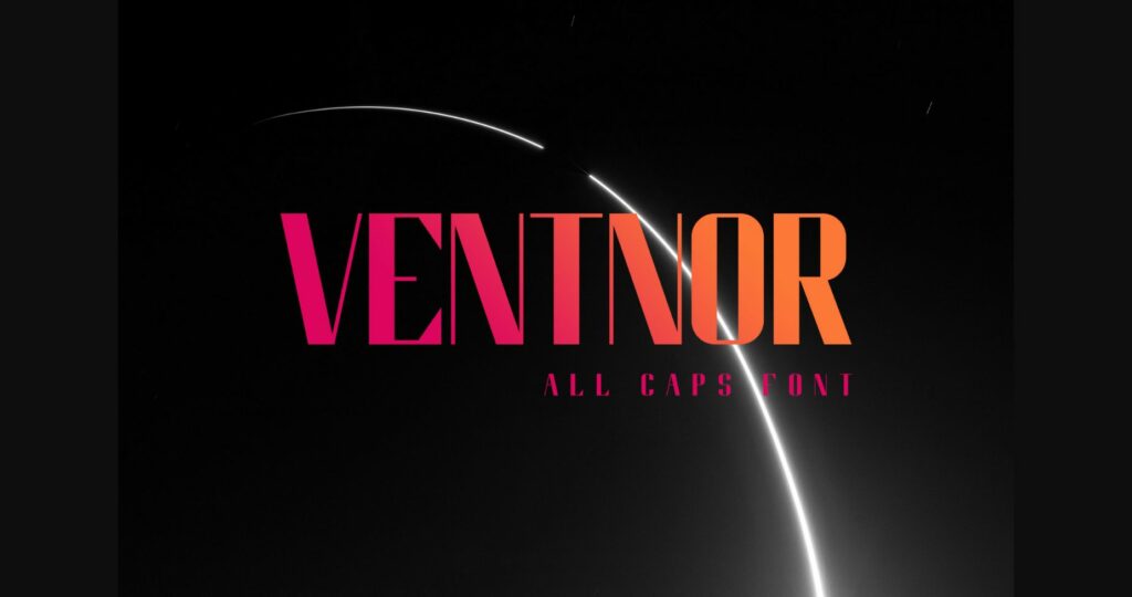 Ventnor Font Poster 3