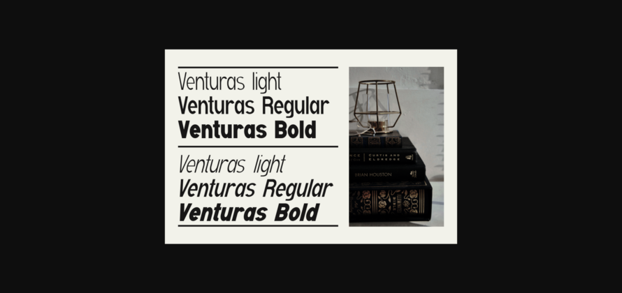 Venturas Font Poster 4