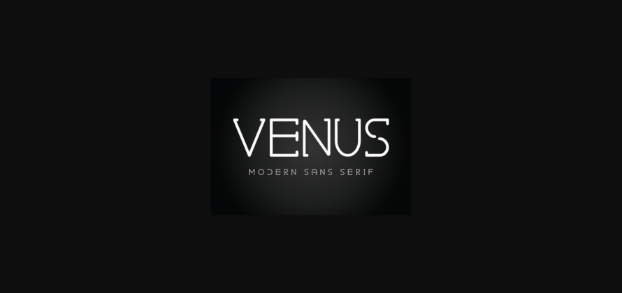 Venus Font Poster 3
