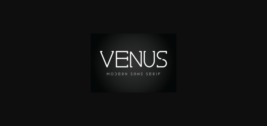 Venus Font Poster 1