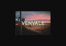 Venvale Font Poster 1