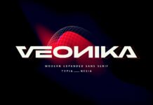 Veonika Font Poster 1