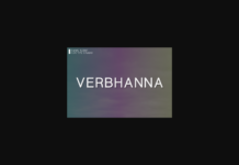 Verbhanna Font Poster 1