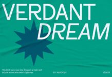 Verdant Dream Font Poster 1