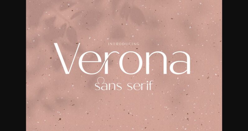 Verona Font Poster 3
