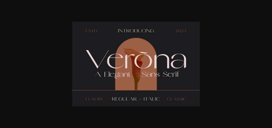 Verona Font Poster 3