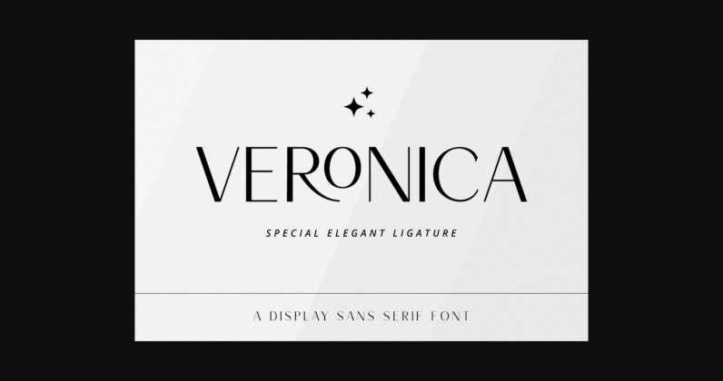 Veronica Font Poster 3