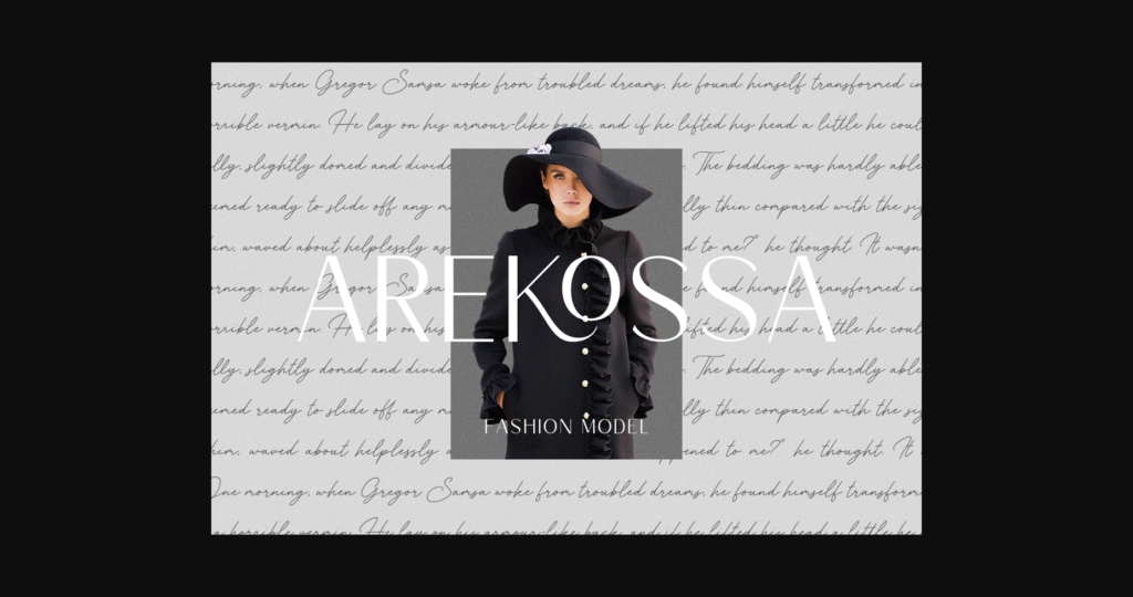 Veronica Font Poster 4
