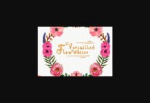 Versailles Flow Whiter Font Poster 1