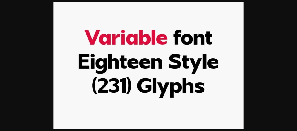 Versatile Font Poster 8