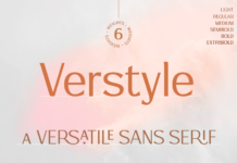 Verstyle Font Poster 1