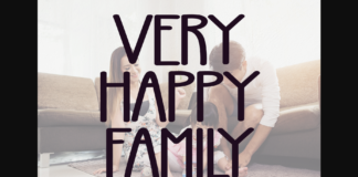 Very Happy Family Font Poster 1