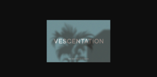 Vescentation Font Poster 1