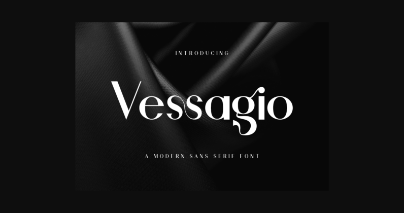 Vessagio Font Poster 3
