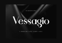 Vessagio Font Poster 1