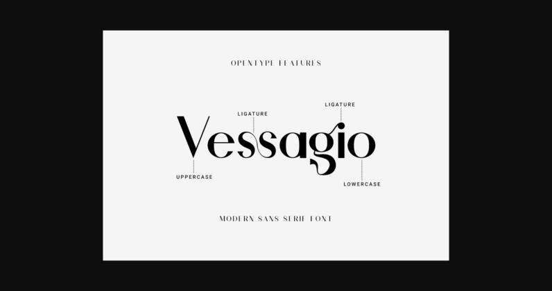 Vessagio Font Poster 10