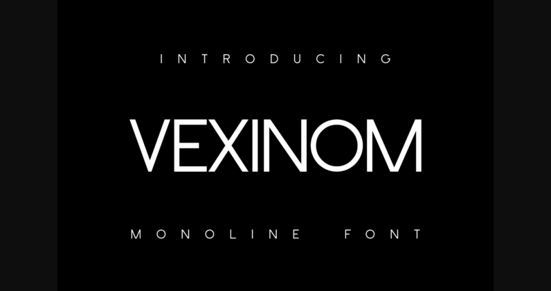 Vexinom Font Poster 3