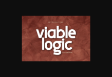 Viable Logic Font Poster 1