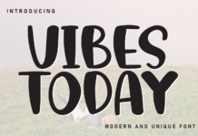 Vibes Today Font Poster 1