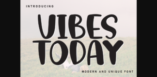 Vibes Today Font Poster 1