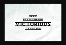 Victorious Font Poster 1