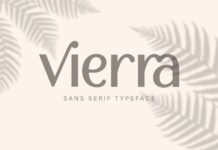 Vierra Font Poster 1