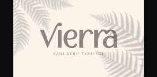 Vierra Font Poster 1