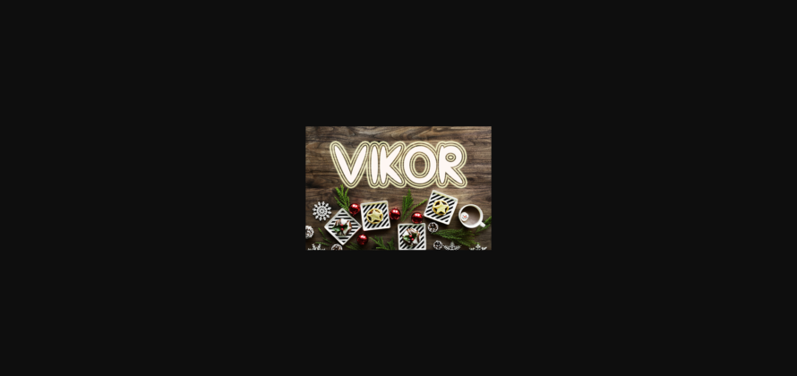 Vikor Font Poster 5