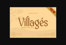 Villages Font Poster 1