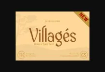 Villages Font Villages Font Poster 1