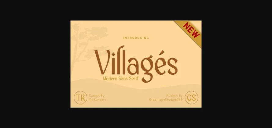 Villages Font Poster 1