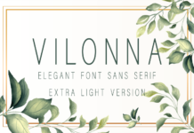 Vilonna Extra Light Font Poster 1