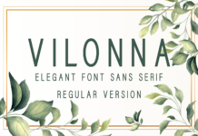 Vilonna Font Poster 1