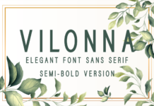 Vilonna Semi-Bold Font Poster 1