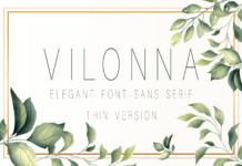 Vilonna Thin Font Poster 1