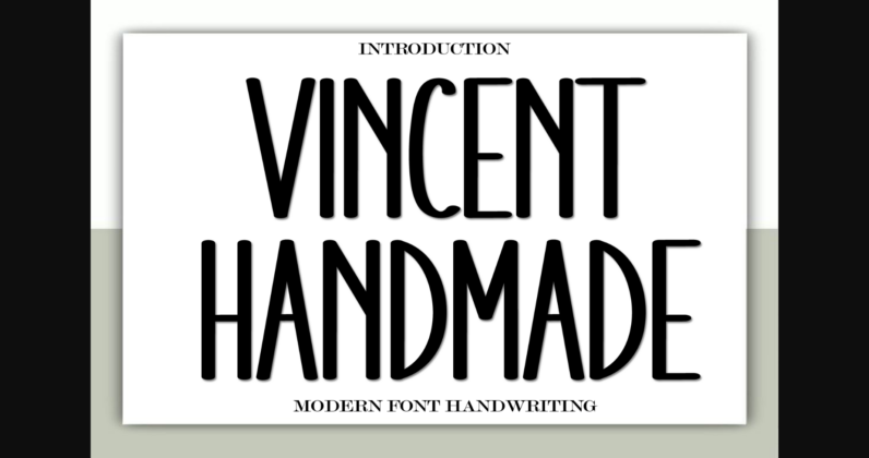 Vincent Handmade Font Poster 3