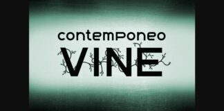 Vine Font Poster 1