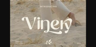 Vinery Font Poster 1