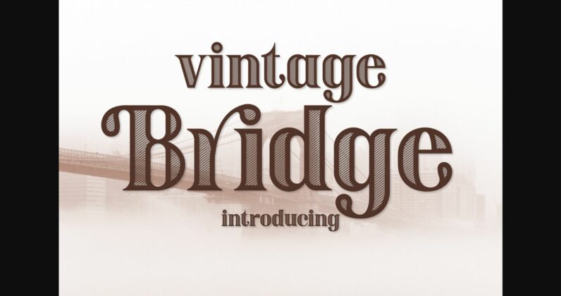 Vintage Bridge Poster 3