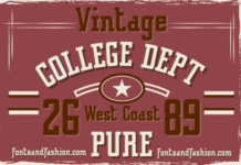 Vintage College Dept Pure Vintage College Dept_Pure
