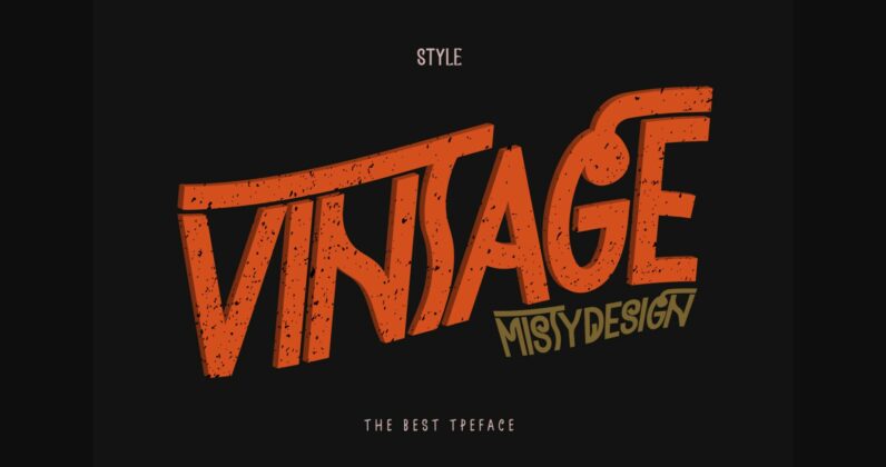 Vintage Font Poster 3