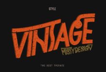 Vintage Font Poster 1