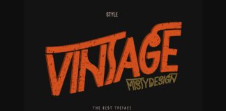 Vintage Font Poster 1