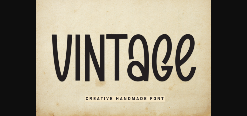 Vintage Font Poster 1