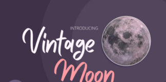 Vintage Moon Fonts