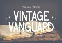 Vintage Vanguard Font